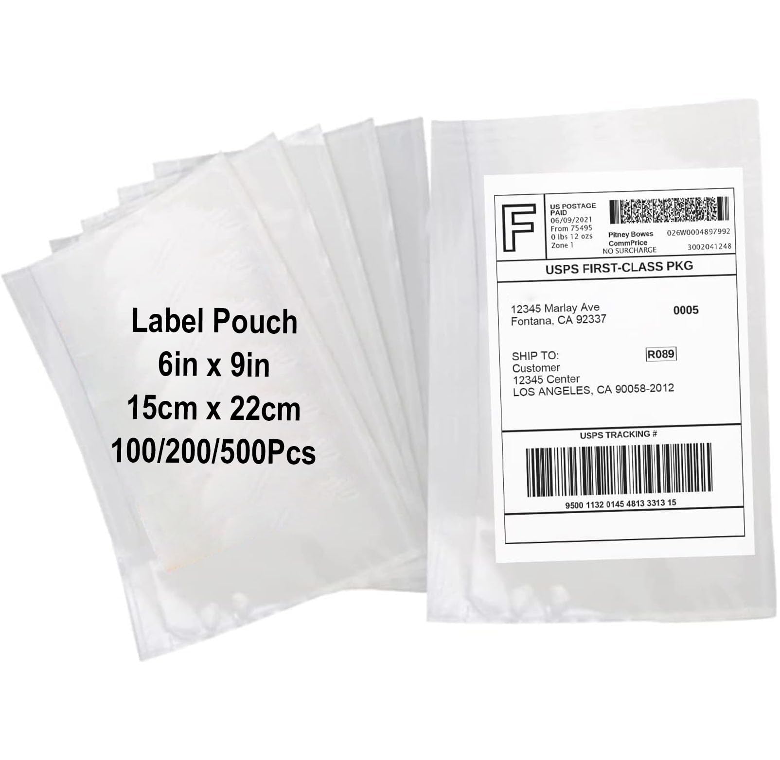 Photo 1 of MBLABEL 6x9 Inch Shipping Envelopes, 100 Pack