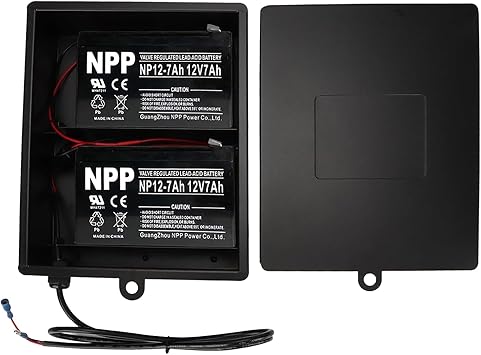 2025 New Upgraded Steel Battery Box with 2 Batteries Kit(12V
