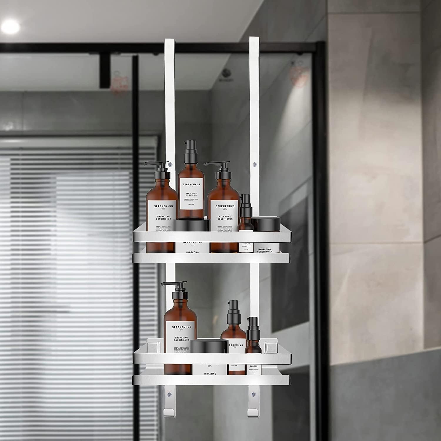 JINYOMFLY Shower Shelf for Hanging Shower Shelf Stainless Steel