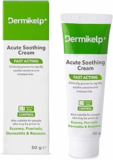 Dermikelp® Acute Soothing Cream – Fast-Acting Care for Sensitive, Itchy Skin – Improves the Appearance of Redness – Dermatologist-Tested with Natural Active Ingredient