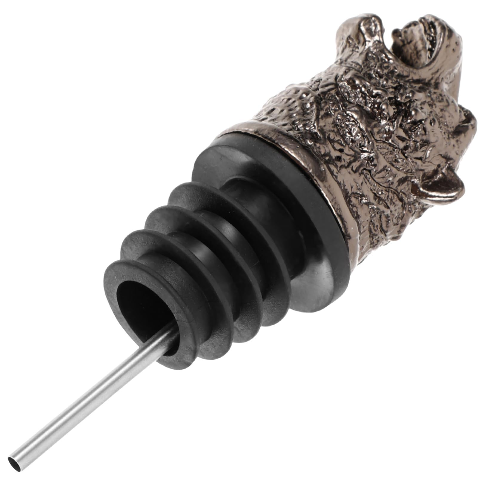 SOLUSTRE Cow Head Wine Bottle Spout Alloy Wine Pourers Simple Structure Easy to Clean Portable