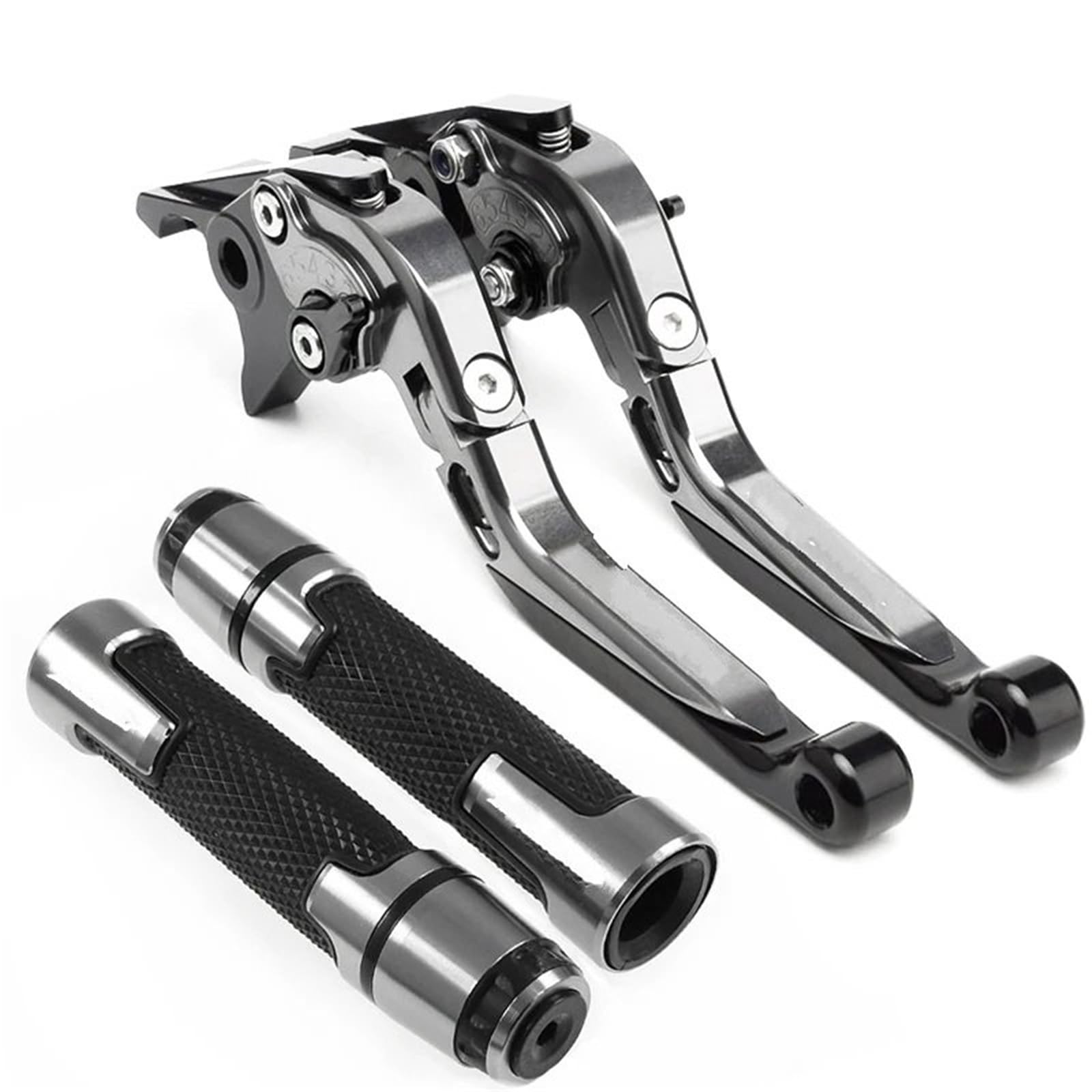 Hsyduhae M Otorbike Brake Levers Fit For Yamaha Yzf R3 Yzfr3 2015-2023 Yzf-R3 Otorcycle Accessories Folding Brake Clutch Levers Handlebar Grips(M)