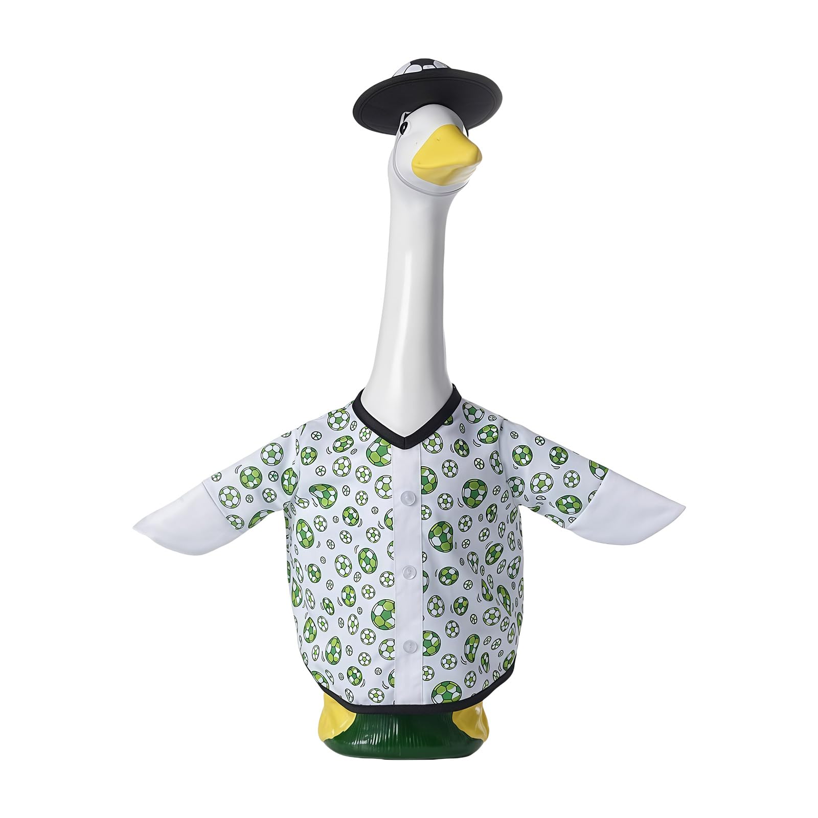 Msioytog Playful Spring Geese Outfit Novelty Costume for Porch Statue Outdoor Decoration Garden Decoration Waterfowl