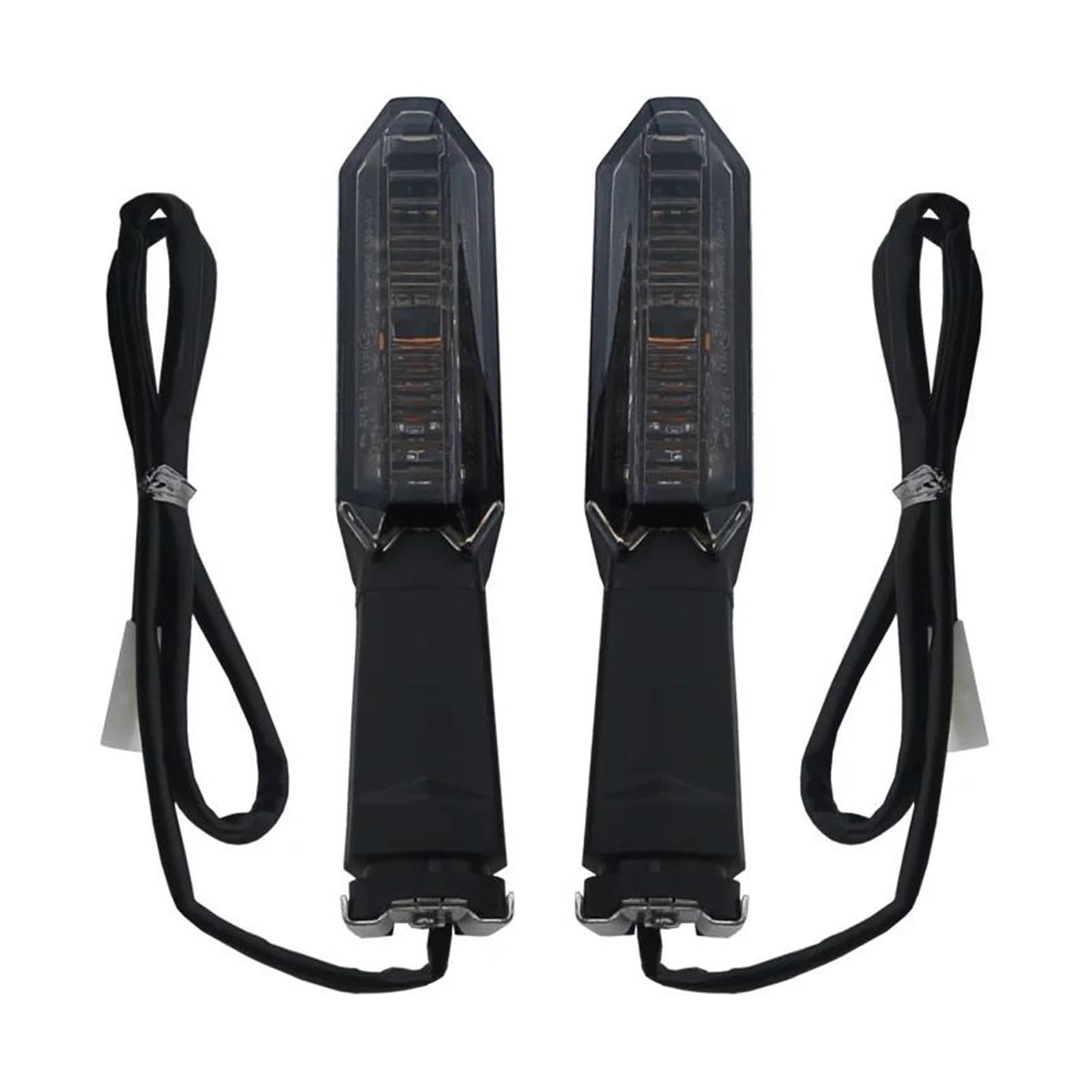 Per KAWASAKI Per Versys 650 1000 X250 X300 Luci Indicatori Di Direzione A LED Per Moto Anteriori E Posteriori indicatori moto(4PCS Smoke)