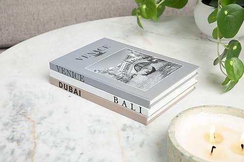 Miniatura 5 de Juego de 3 libros decorativos para decoración del hogar, libros de decoración de mesa auxiliar, los mejores libros de exhibición, decoraciones de