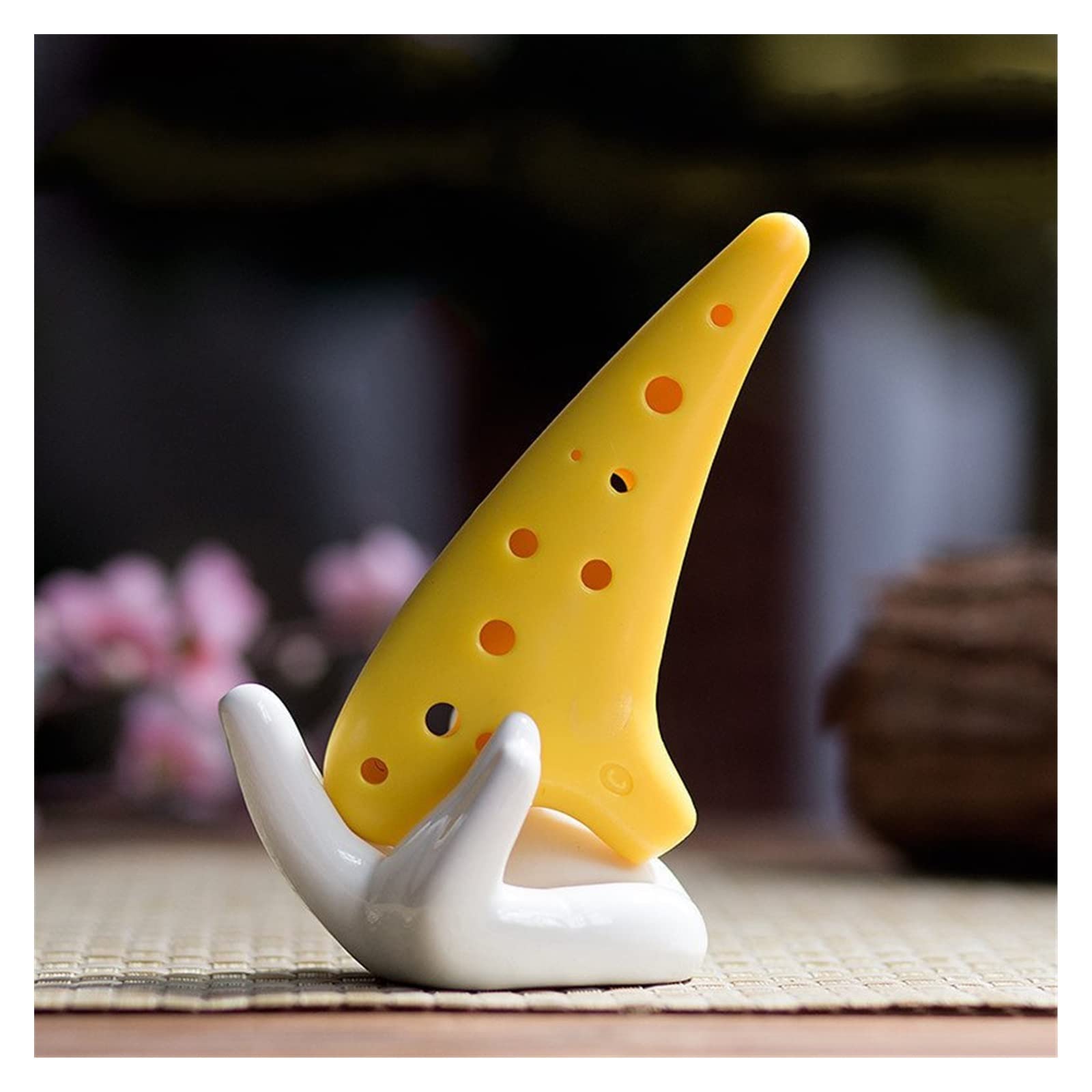 Ocarina flöte 12-Loch SC-gestimmte Kunstharz-Okarina 12-Loch-Kunststoff-Okarina Mit Hoher C-Stimmung Für Anfänger Für Spielen (Color : 3/4)