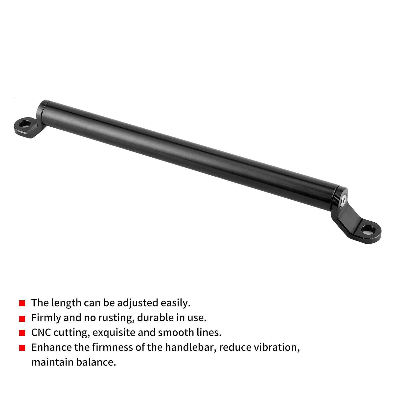 KIMISS Barra di Bilanciamento per Moto 269cm CNC Lega Alluminio Nero