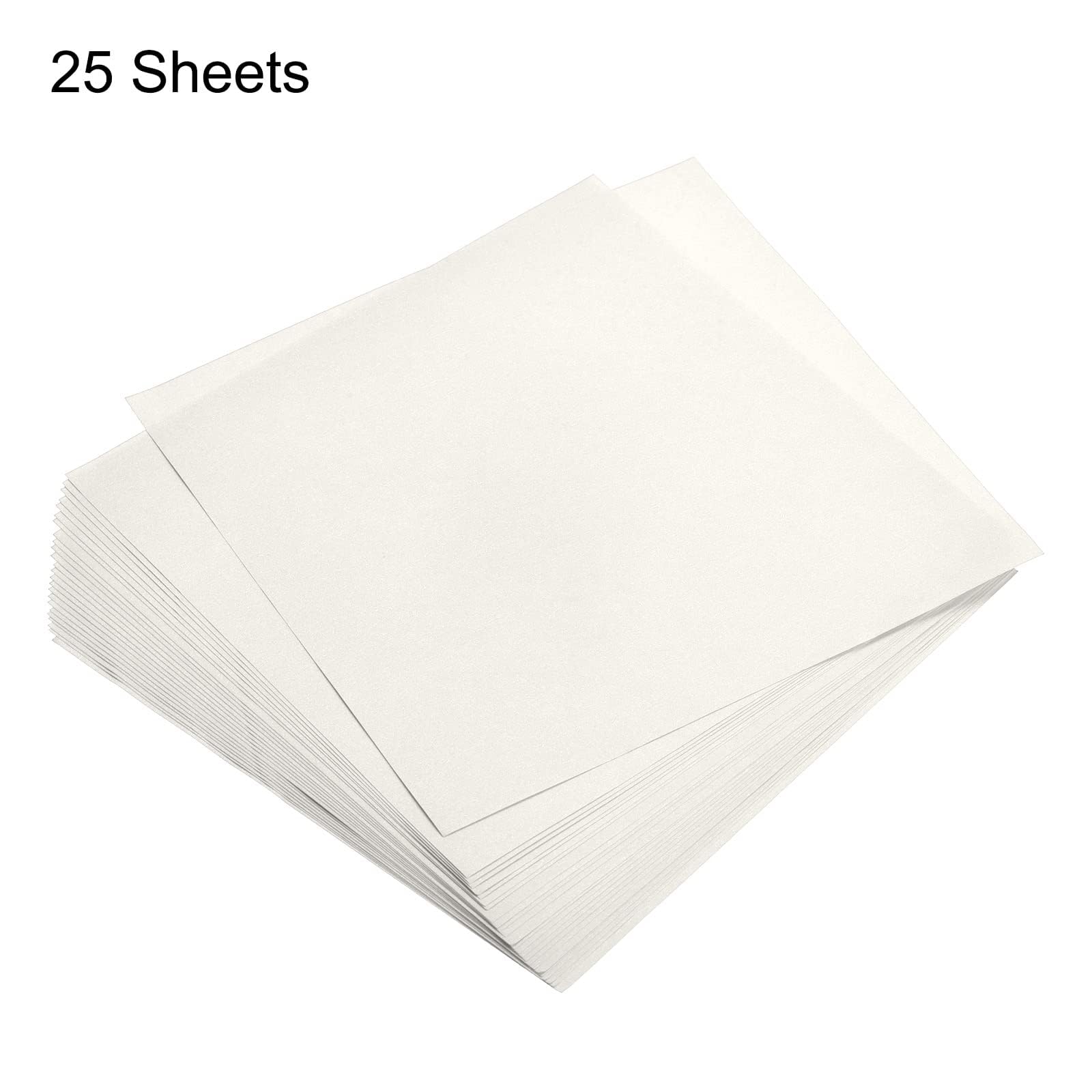 TOP-VIGOR 25 Sheets Coloured Origami Paper, 20cm x 20cm Double Sided, Handmade Craft Papers for DIY Art Crafts, Drawing Cutting, Creamy - Image 3