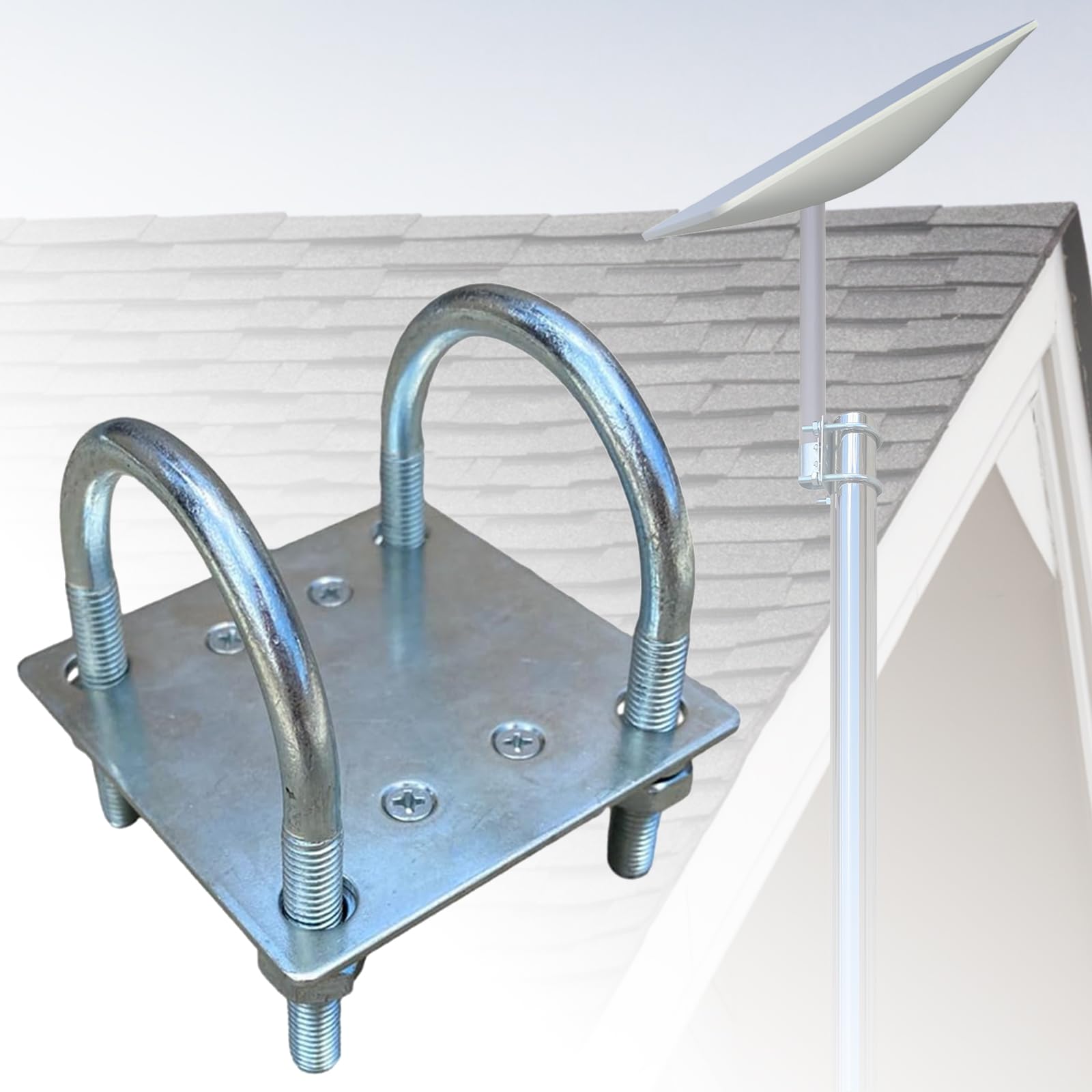 Morsetto Per Palo Quadrato 100x100 Con Attacchi In Linea - Foto 3