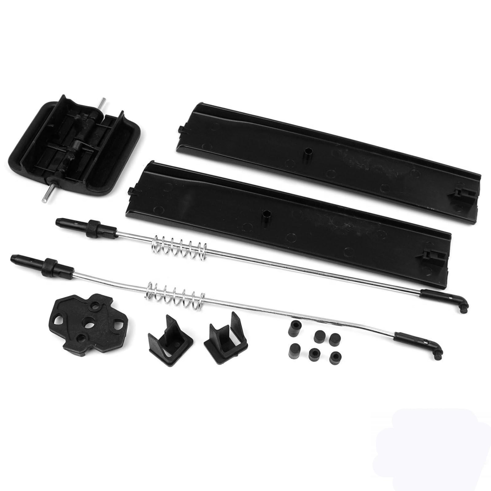Twowinds - Kit Vitre Coulissante Latérale Compatible avec VW T5 Transporter Caravelle (2003-2015) T6 (2015-) - Côté Gauche, Droite - 7H0847781B - Poignée de Fenêtre - Fenêtre Coulissante (2 lots)