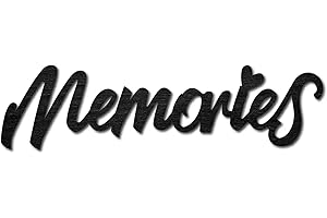 CREATCABIN Memories Wall Sign: Adorn Your Space with Heartfelt Nostalgic Elegance