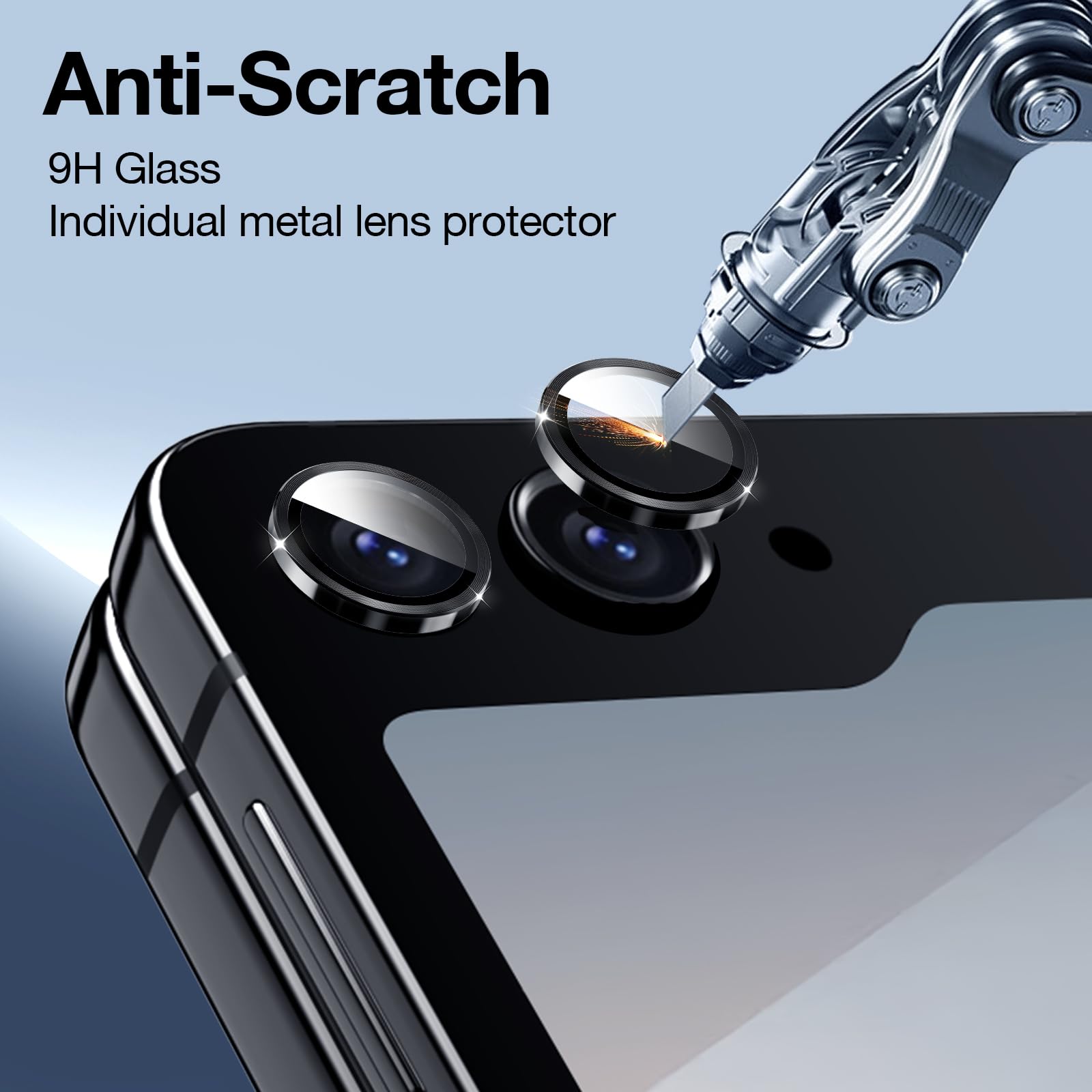 Juego de 2 protectores de pantalla de privacidad para Samsung Galaxy, 6 unidades, protector de pantalla interno de TPU + protector de pantalla exterior de vidrio de privacidad + protector de