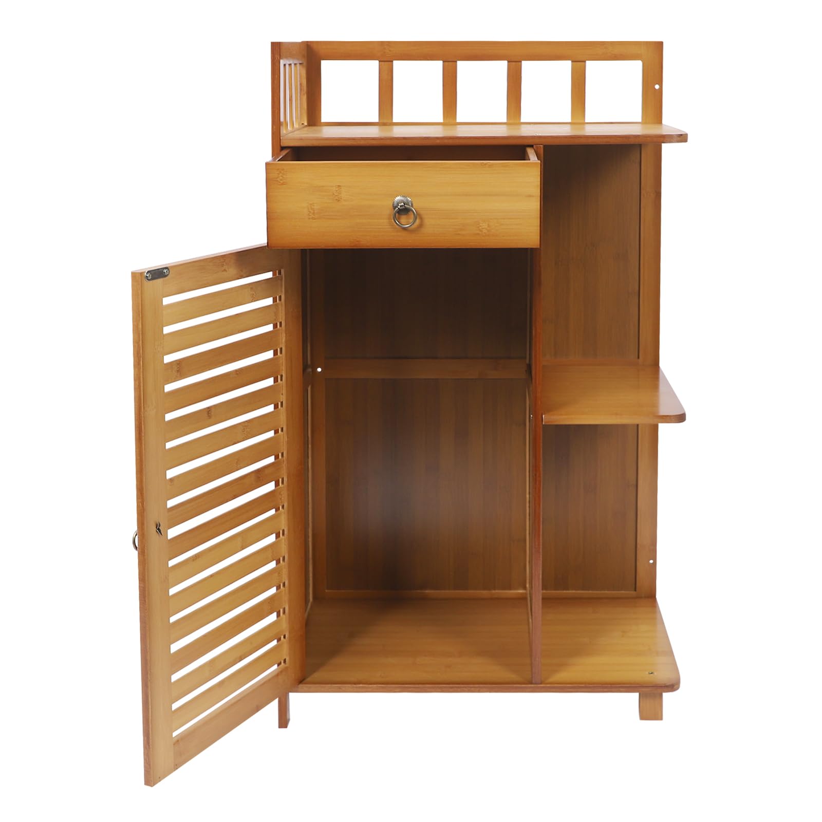 Armadietto multiuso con cassetto, per soggiorno, camera da letto, cucina, studio, 50 x 30 x 88 cm
