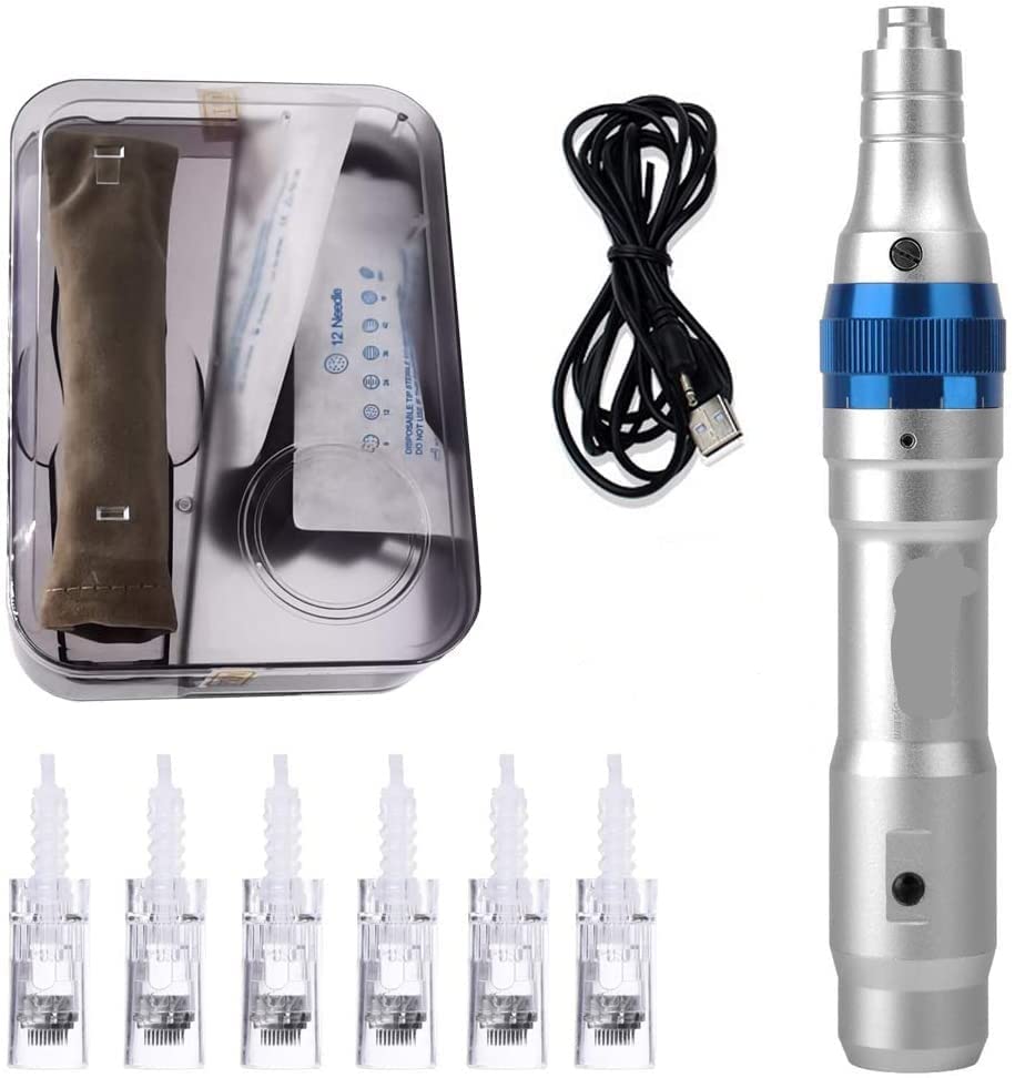 Aravli Ultima A6 Electric Wireless Professional Skincare Kit including 12 Cartridges - Six 12 Pin, Six 36 Pin - Image 5