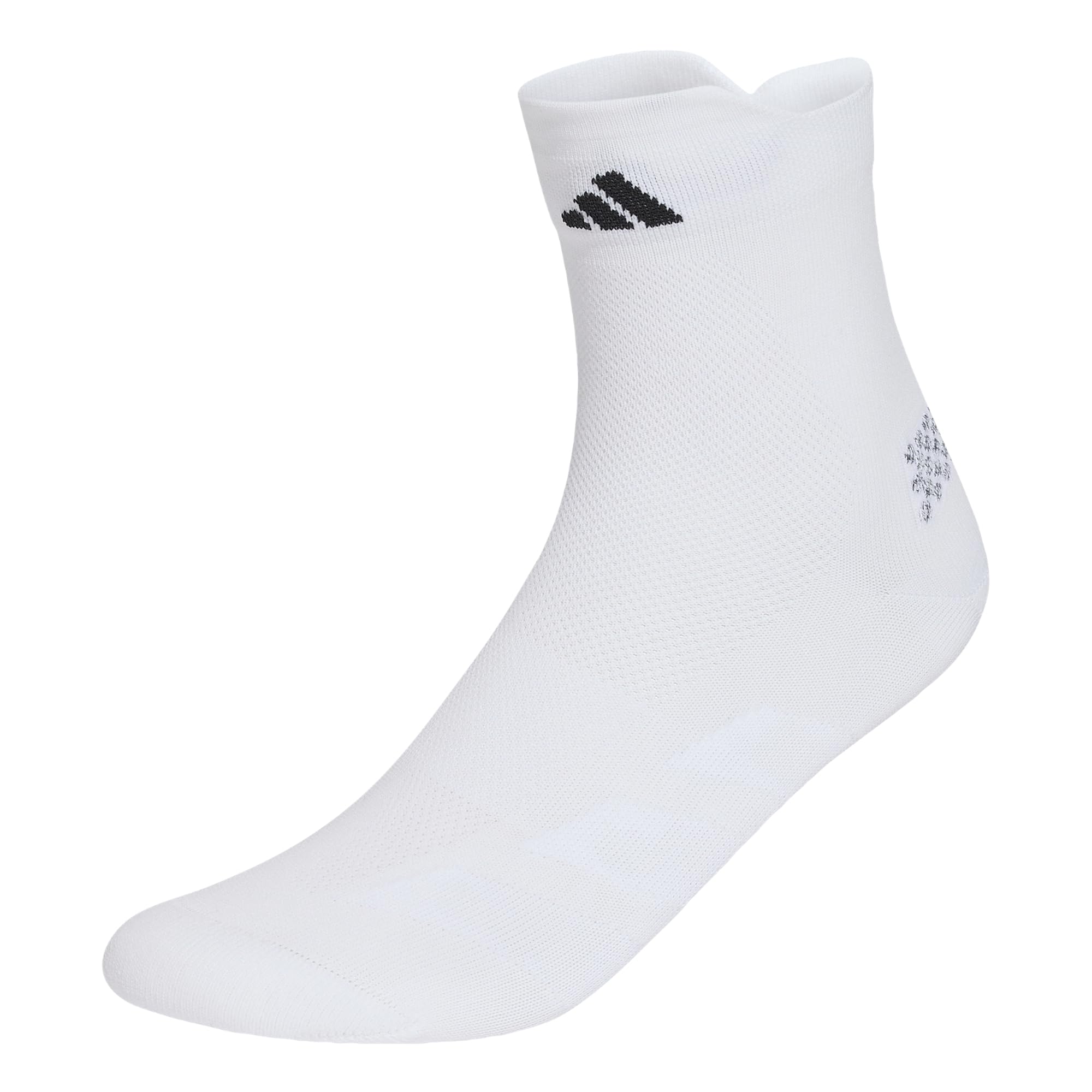 adidas Unisex Running Adizero Quarter Sock Socks, white/white, S