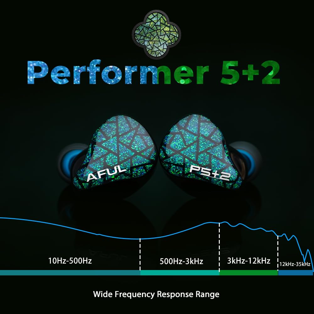 Amazon.co.jp: HiFiGo AFUL Performer 5+2/7 IEMs、1マイクロ