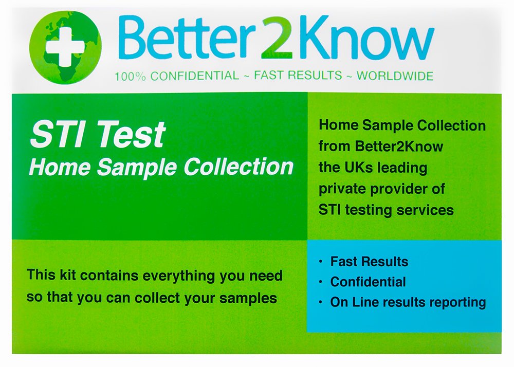 Chlamydia STI Home Test Kit by Better2Know. Easy to use STD Sexual