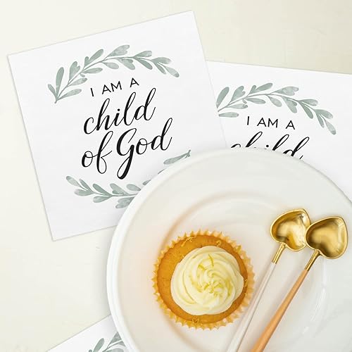 Miniatura 10 de This Is The Day The Lord Has Made - Servilletas de bebida  48 servilletas de cóctel blancas con versículo de la Biblia 4 34 pulgadas x 4 34 pulgadas