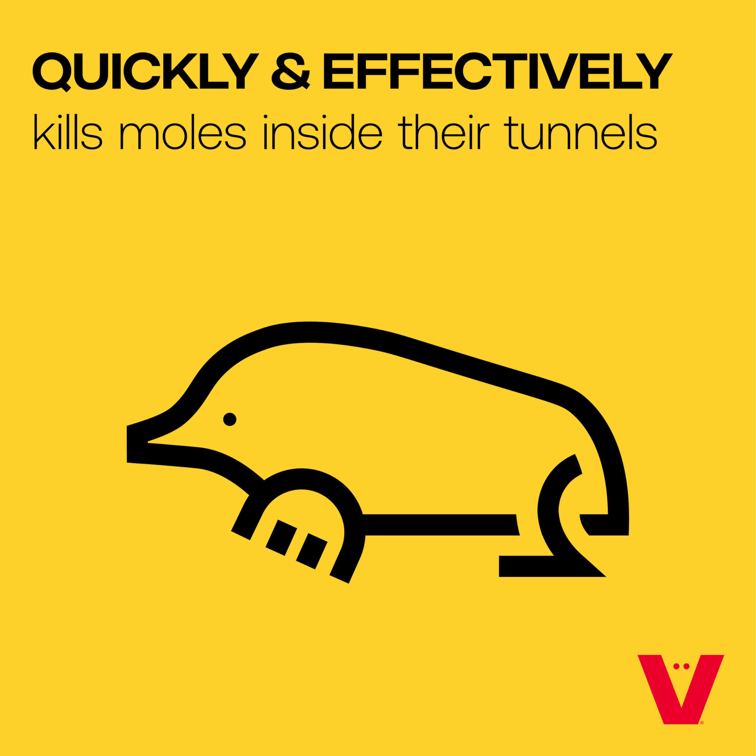 Victor 0645 Plunger Style Mole Trap and Killer