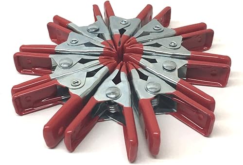 Paquete de 10 abrazaderas de resorte de acero de 2 pulgadas