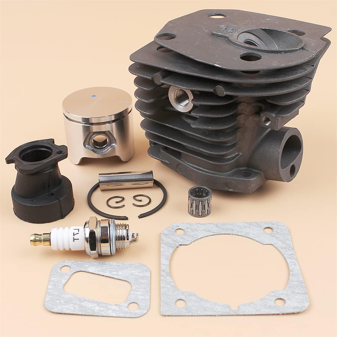 44mm Cylinder Piston Ring Kit For Jonsered 2149 turbo, CS2149, CS2150 CS2152 CS2153 Chainsaw 503 86 99-71, 537 25 30-02, 503 86 99-01