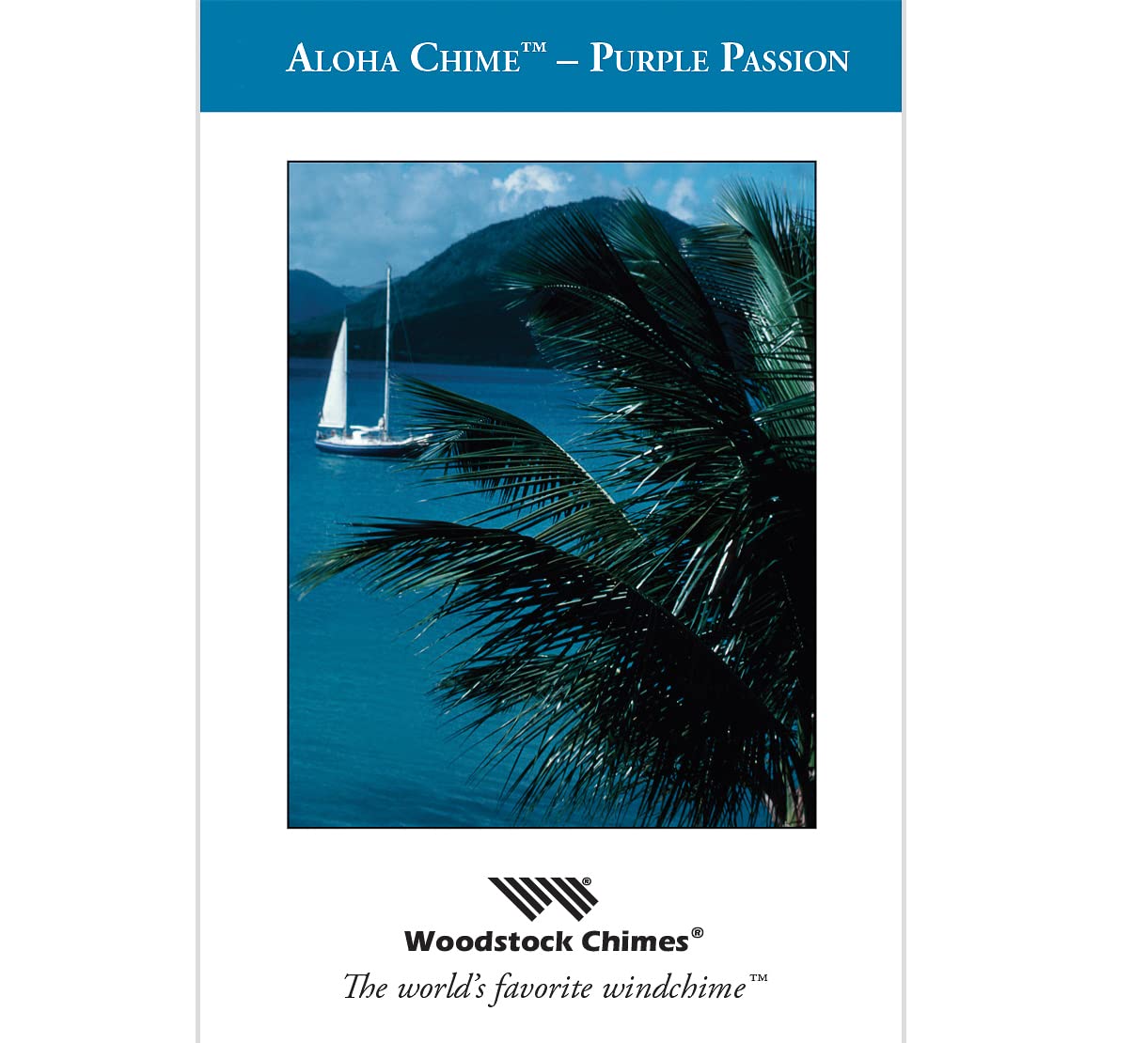 Woodstock Aloha Carillon, Violet Passion- Décor Designs Collection