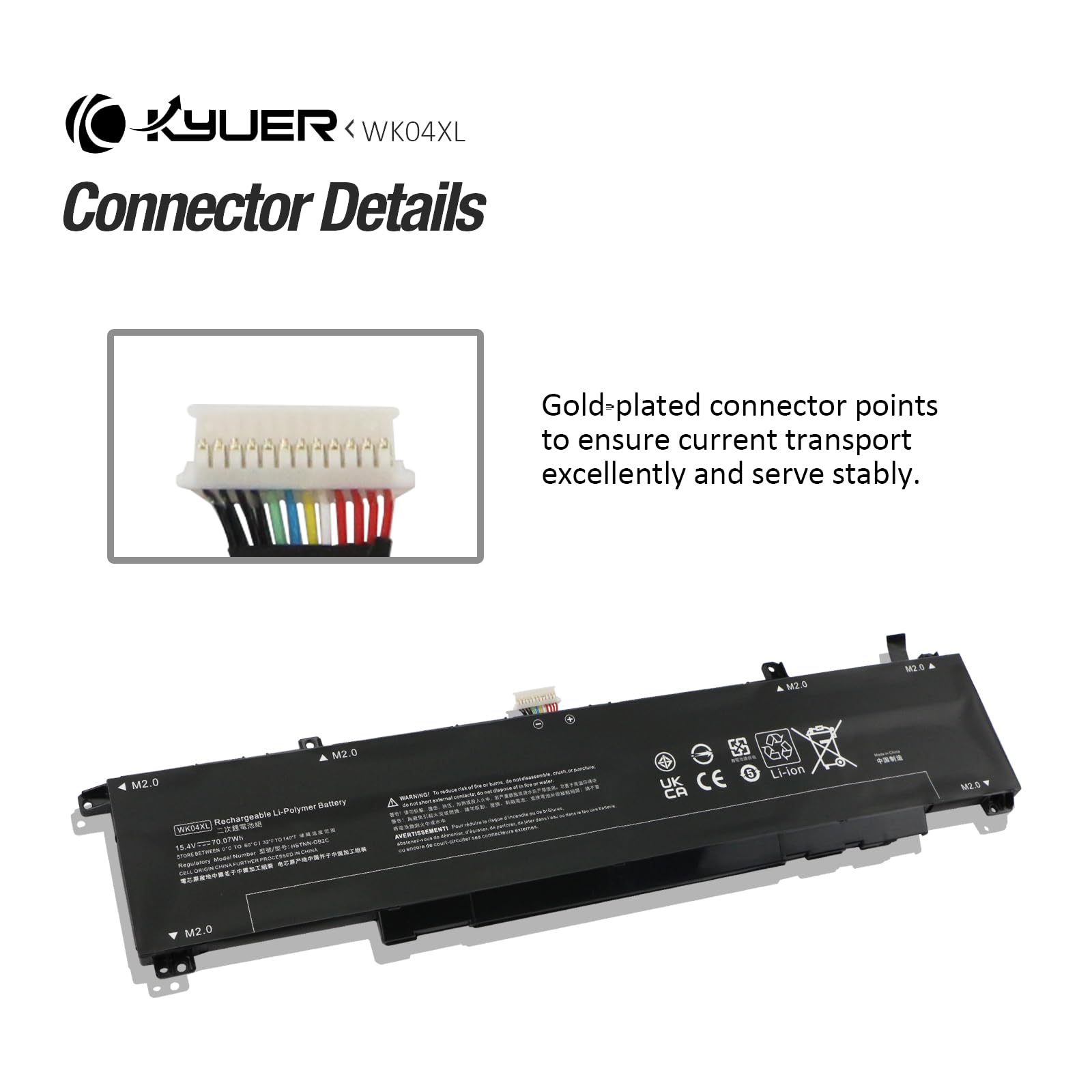 WK04XL Batteria per HP Victus 15-fa 16-d 16-e 16-s 16-s0000 16-d0000 16-e0000 15-fa0000 Omen 16-b 16-c 16-n 16-b0000 16-c0000 15-fa0002sf 15-fa0002ng 15-fa0003sf fa0004ns fa0005nl fa0006sf fa0009nt