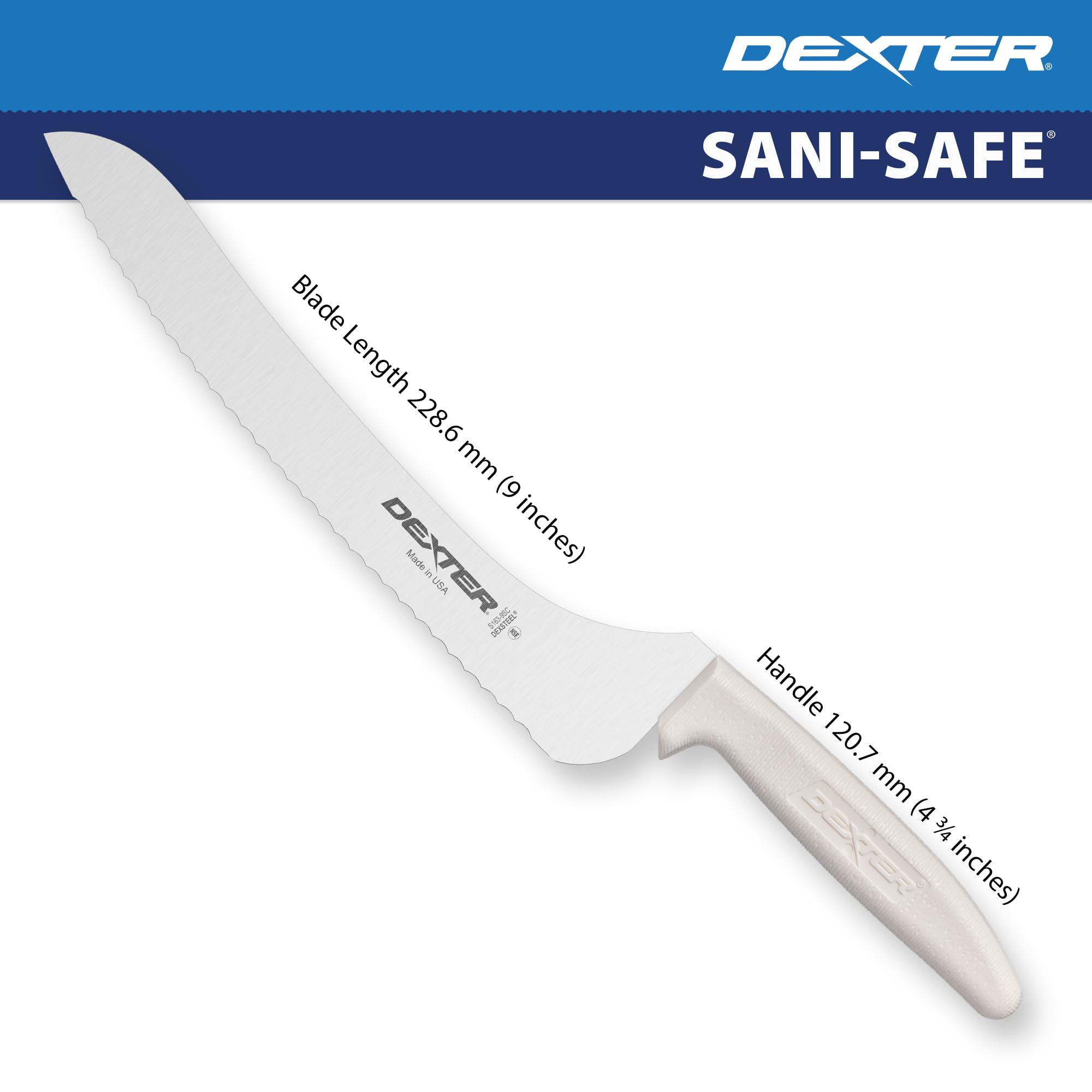 Amazon.com: Dexter-Russell 9” Scalloped Offset Sandwich Knife