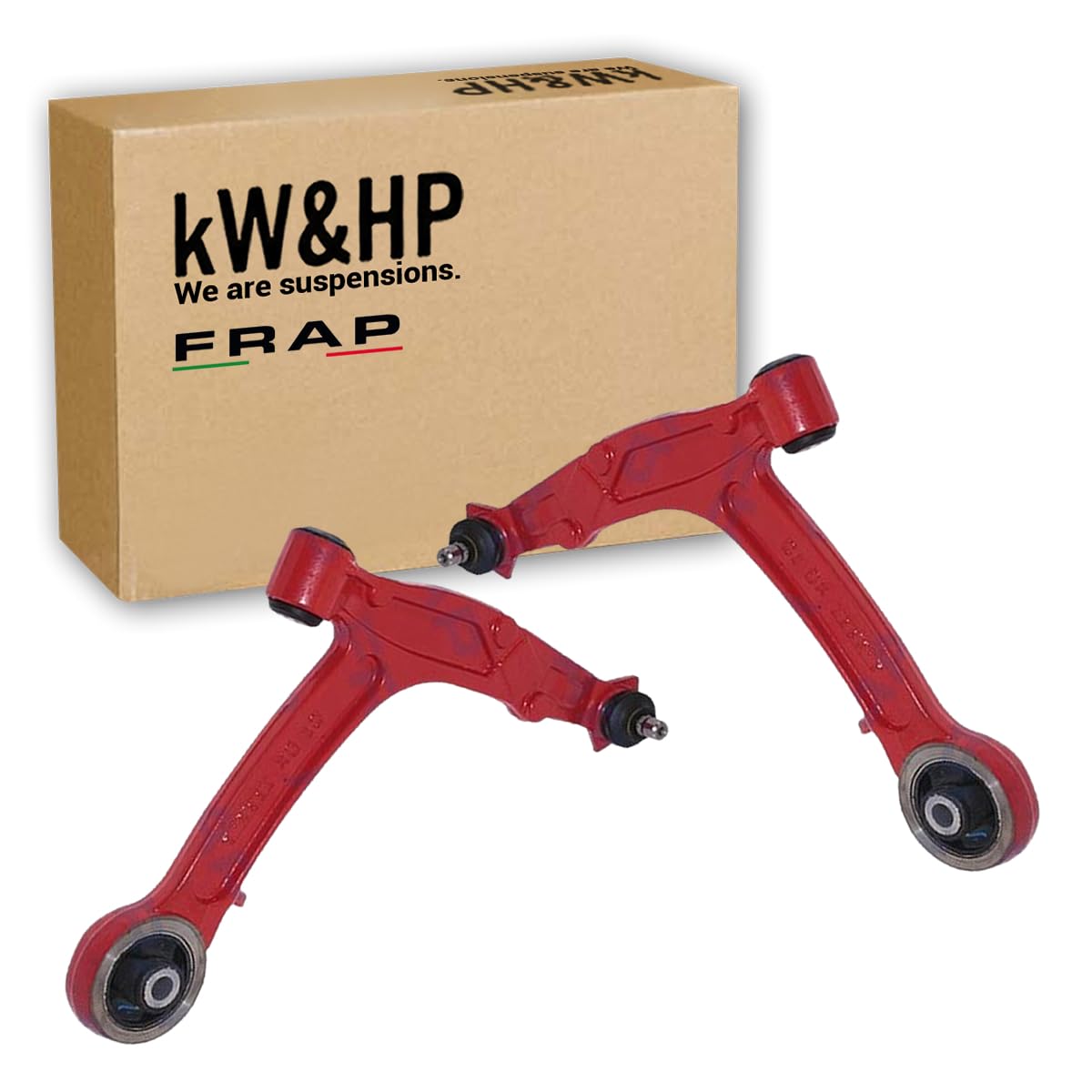 KIT 4 PEZZI BRACCI BRACCETTI OSCILLANTI RINFORZATI E BIELLETTE BARRA STABALIZZATRICE COMPATIBILE CON FIAT PANDA (169) DAL 2003 AL 2012
