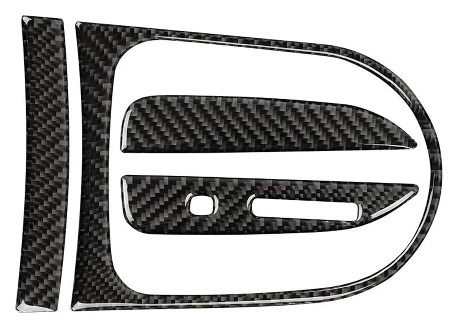 Center Console Trim for Mustang GT 2015-2021 Car Gear Shift Box Panel Cover Trim Frame Decorative Kit Sticker(Color 5,LHD)
