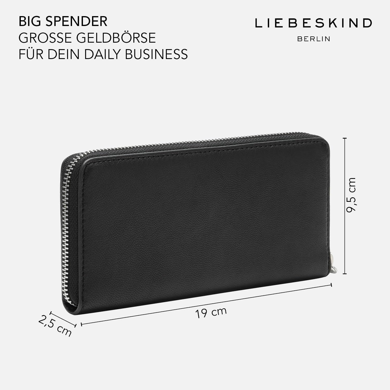 Liebeskind Berlin Geldbörse Damen Gigi Leder groß RFID-Schutz
