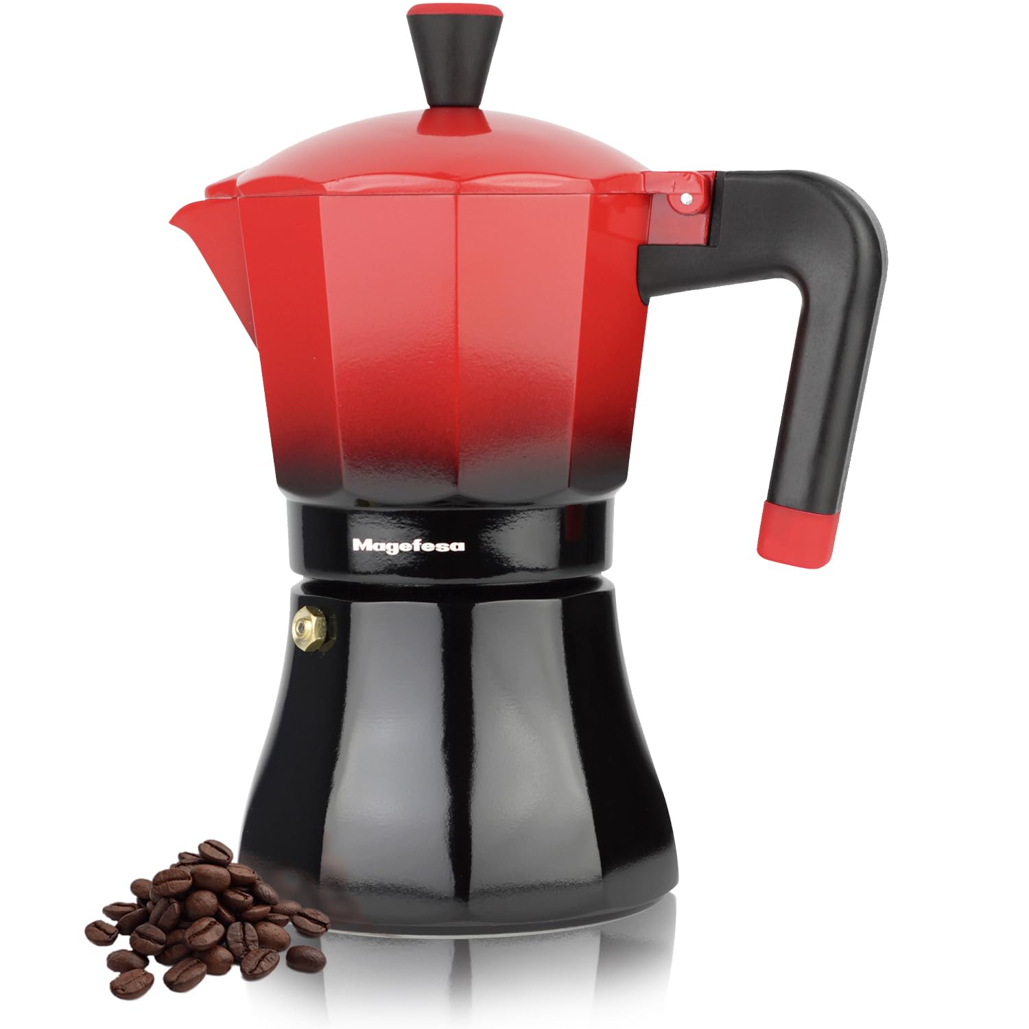 Tradicional 12-Cup Stovetop Espresso Maker – Italian Moka Pot – Induction Compatible – Stainless Steel & Aluminum – Cool-Touch Handle – Eco-Friendly Coffee Brewer