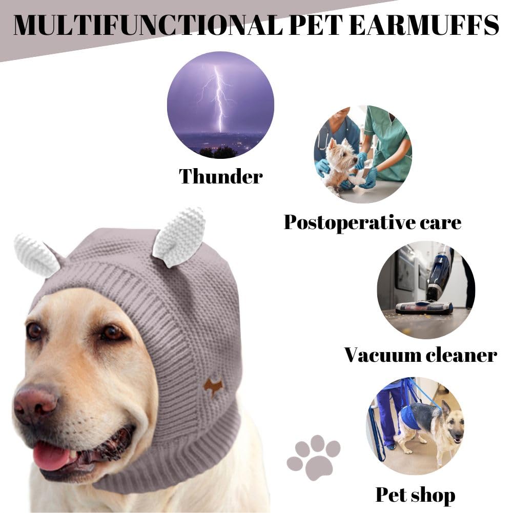 YAMEE Dog Winter Hats for Large Dogs Small Dog Hat Dog Ear Muffs Noise Protection - Image 4