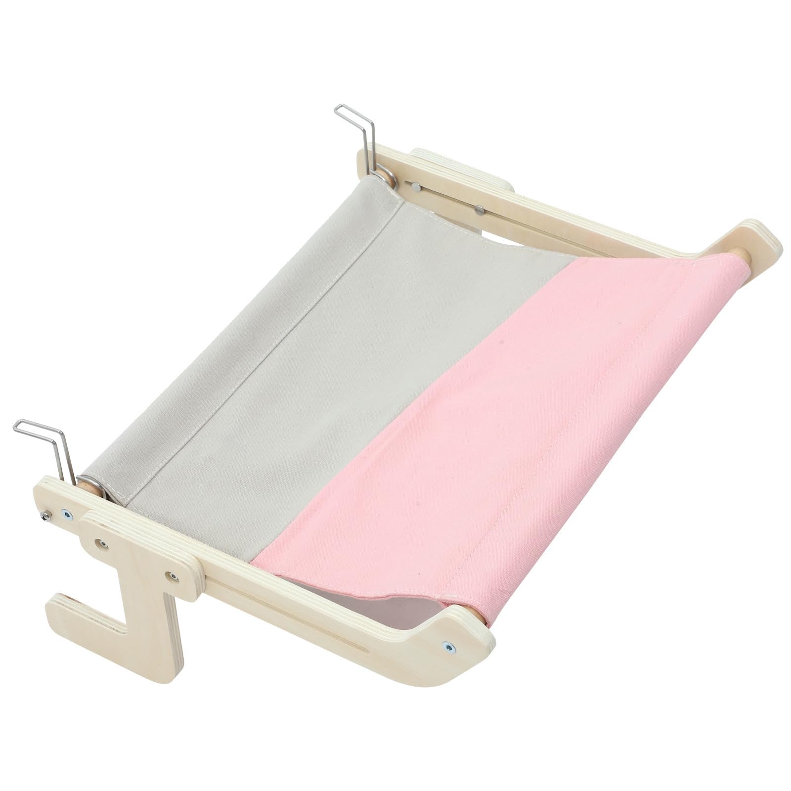 iplusmile Hamac de Fenêtre pour Chat Hamac pour Chat à Fixer la Fenêtre Perchoir en Bois Grand Modèle sans Ventouses Facile à Nettoyer Chaud et Petits Animaux Maison