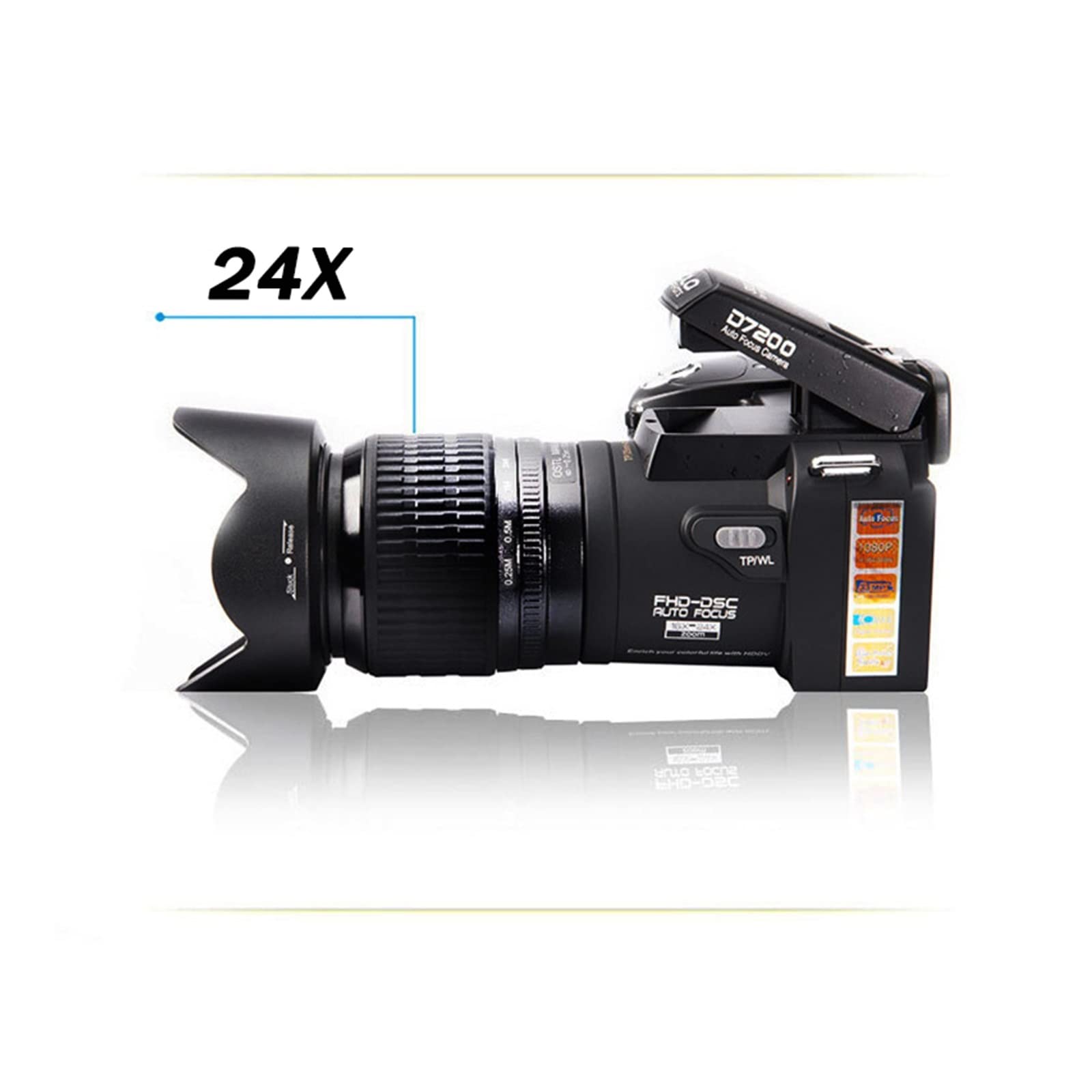 Amazon.co.jp: カメラ デジタルカメラ HD D7200 PROTAX 3300万画素 