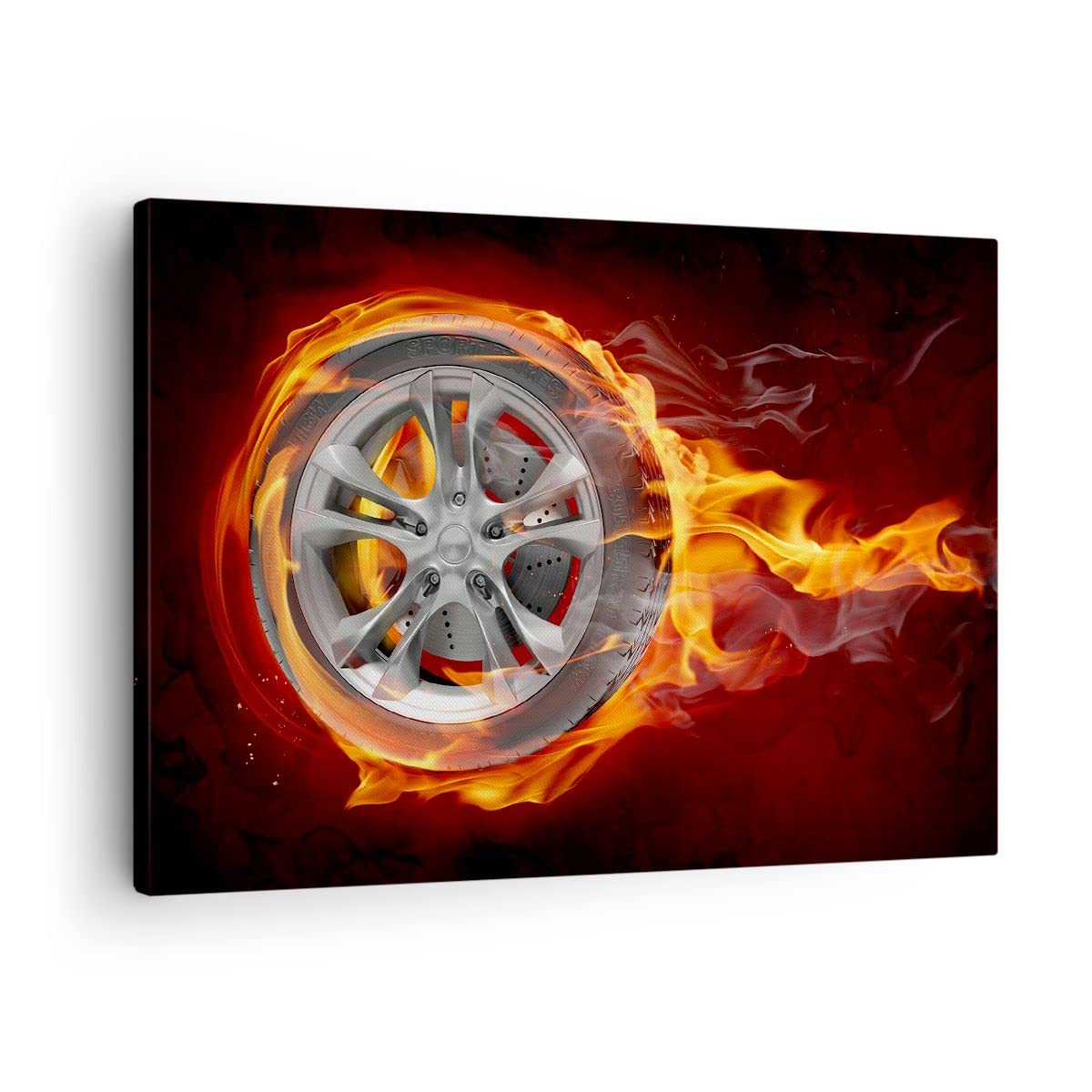Moderne Impression Sur Toile Atelier Moteur Image Tableau Decoration Murale 70x50cm Deco Cadre Décoration Salon Chambre Cuisine Horizontal Petit Tableaux Decoratifs Muraux Art Wall Decor AA70x50-3519