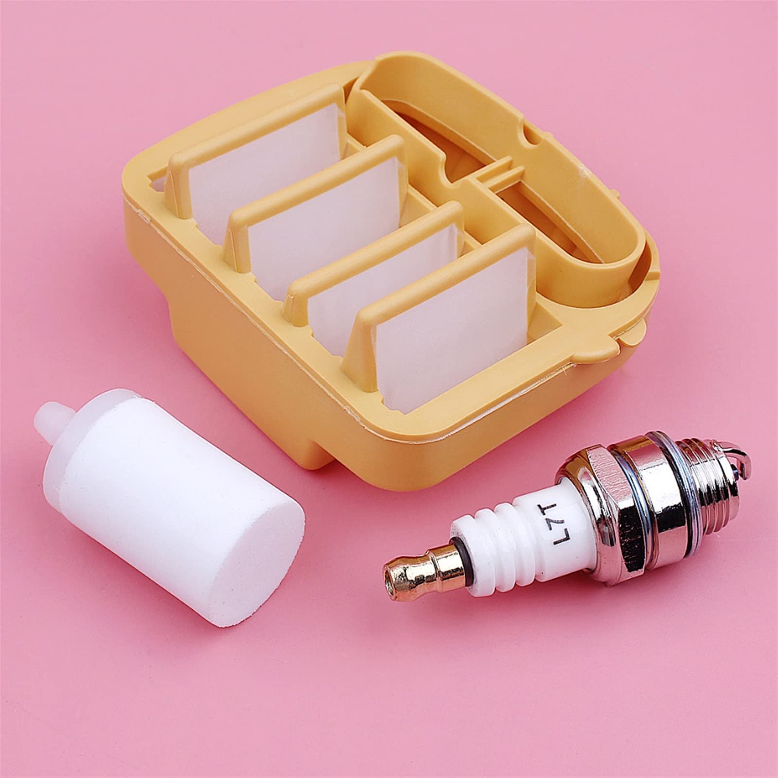SEEDFF Kit Candela Filtro Aria Carburante Adatto for Husqvarna 545 550XP 550 XP Strumento di Ricambio for Motosega Parte di Ricambio