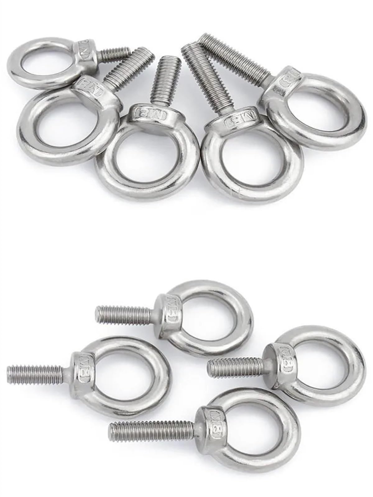 10 viti ad anello M3-M12 in acciaio inox 304, viti di sollevamento ad anello, strumenti hardware