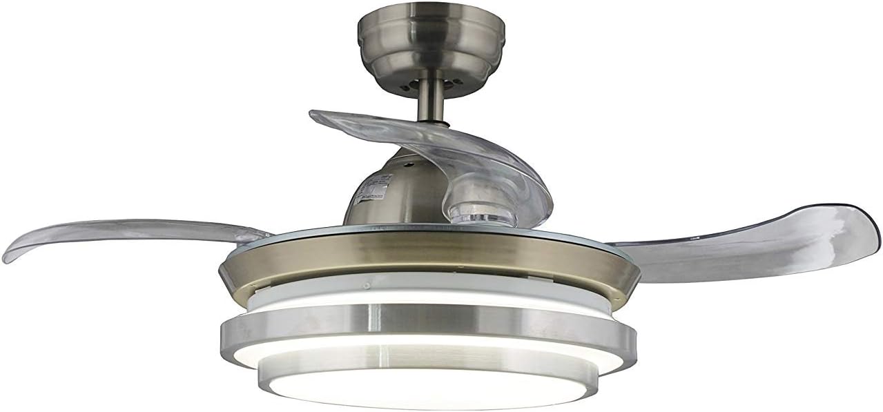 Frее Shірріng Ovеr $50 36 Crystal Ceiling Fans Acrylic Retractable Blades with 30W LED Light Kits 3000K-4000K and Remote Control, Chrome Finished Frее Shірріng Ovеr $50 36 Crystal Ceiling Fans Acrylic Retractable Blades with 30W LED Light Kits 3000K-4000K and Remote Control, Chrome Finished
