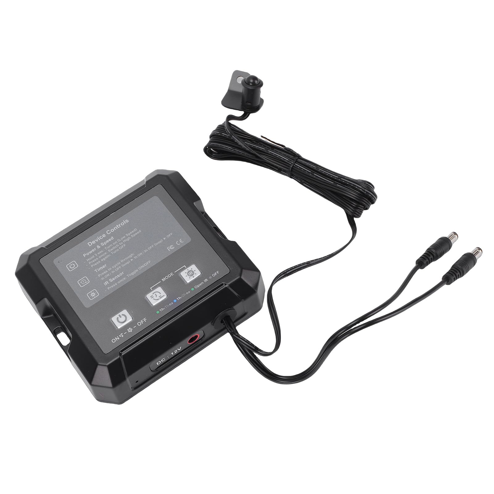 Cryfokt Ventilador Solar para Gallinero, Ventilador de Escape con Energía Solar de 25 W, de Invernadero con Configuración de Dual, Batería de 2500 MAh y 3 Modos de Operación para Ventilación de