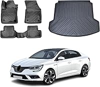 Vista 1 de Ehiltek - Juego completo de alfombrillas para Renault Megane 4 Sedan 2016-2022, cobertura máxima para todo tipo de clima, durabilidad, resistente al