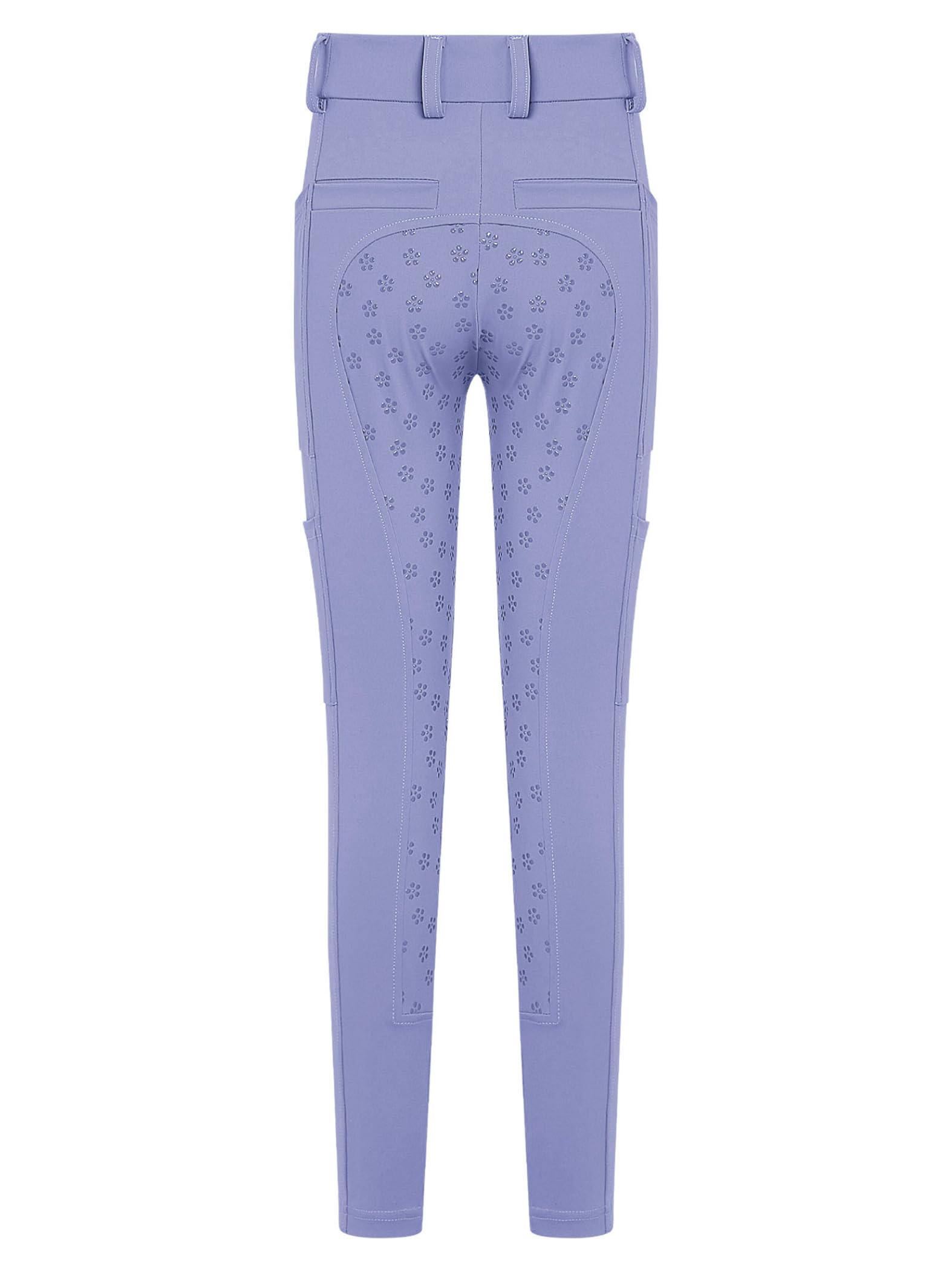 Kinder Reithose Mädchen Jungen Reitleggings Hoch Taille Reithosen Sport Hose Leggings mit Seitentaschen Reitkunst Trainingshose Sweatpants