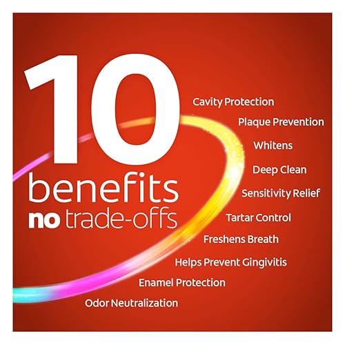 Miniatura 10 de Colgate Total Active Prevention Pasta de dientes Deep Clean, pasta dental con flúor anticaries y fórmula clínicamente probada de fluoruro que ayuda