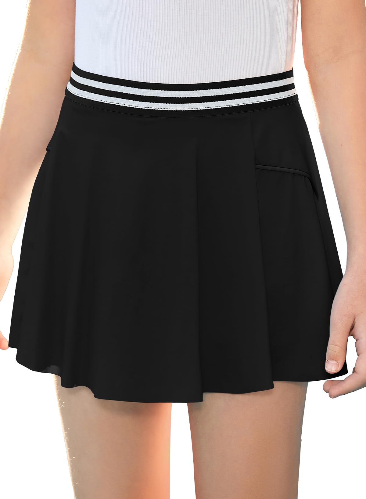 - Tween Girls Athletic Shorts Flowy Skirts 6-15 Year