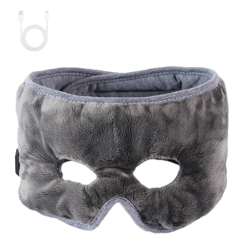 Coussin chauffant pour le visage, masque de soulagement thermique avec 3 réglages de température, couverture chauffante pour sinusite, migraines hormonales et maux de tête tendus