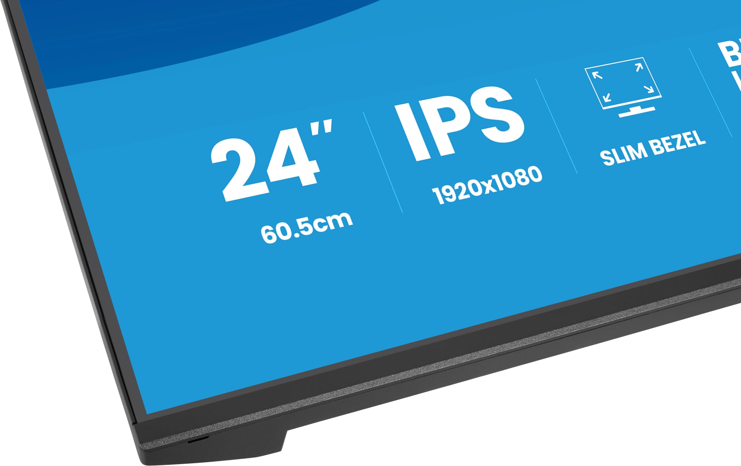 iiyama Prolite X2491H-B1 60,5cm 24" IPS LED-Monitor Full-HD 120Hz HDMI DP Slim-Line Adaptive Sync Energieklasse C schwarz