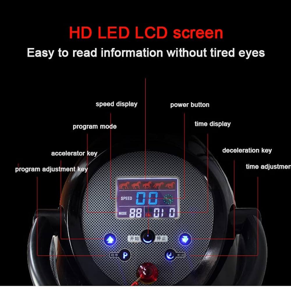 Amazon.co.jp: 屋内電動乗馬マシン、多次元脂肪燃焼と