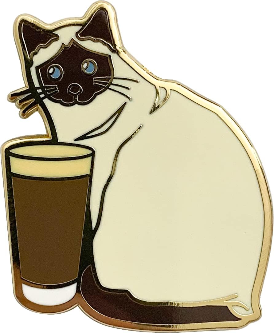 Cat Kitten Coffee Cafe Cute Enamel Pins Set For Jackets Backpack Shirt Lapel Button Badges Pins Aesthetic Brooch For Women Fashion Jewelry