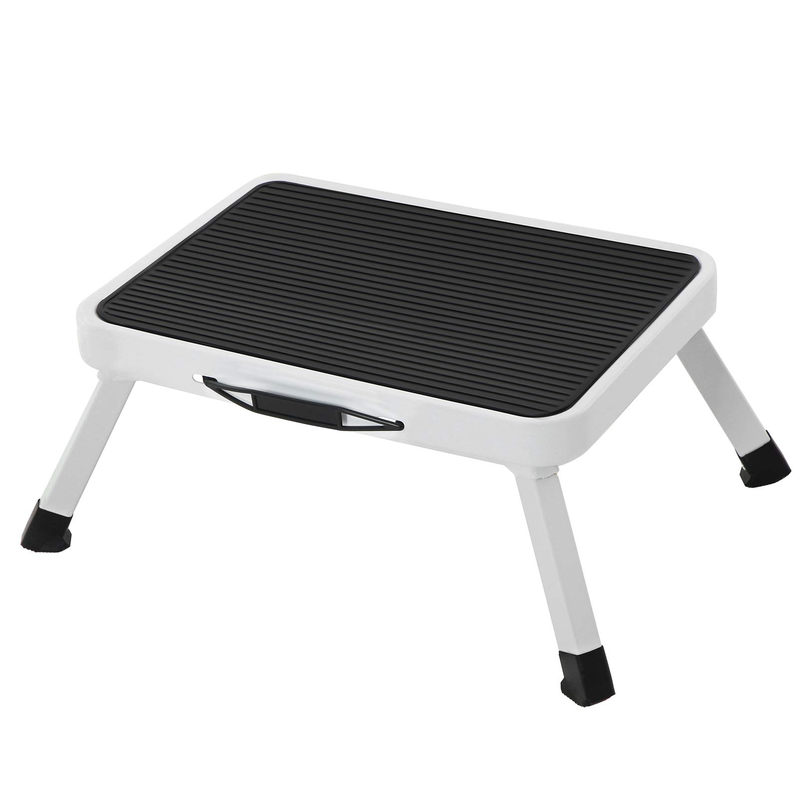 SONGMICS Single Step Stool Folding Steps Ladder for Caravans Motor Home