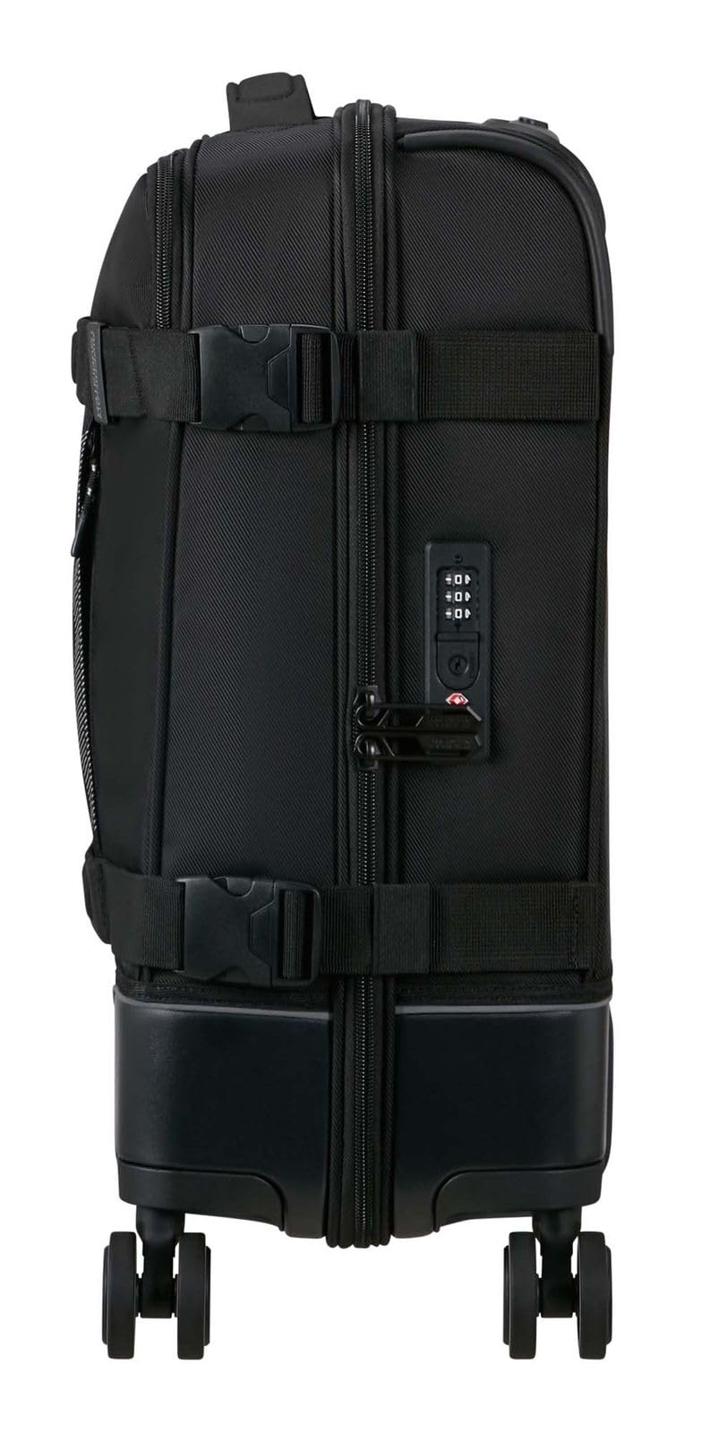 American Tourister Urban Track - Walizka Spinner S, Bagaż podręczny, 55 cm, 41.5 L, Czarny asfaltowy